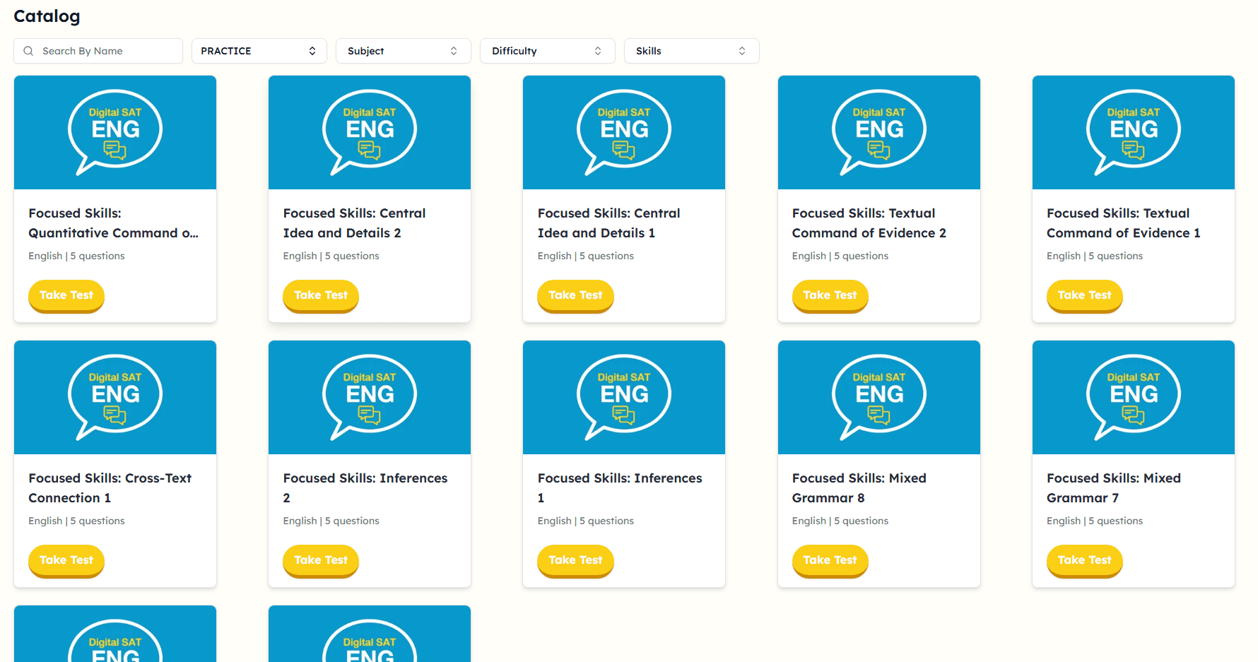 Daily practice sets in SATSuper